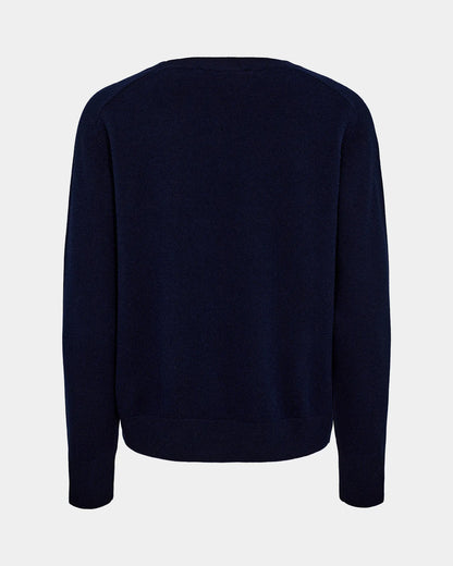 the DELIA knit, navy