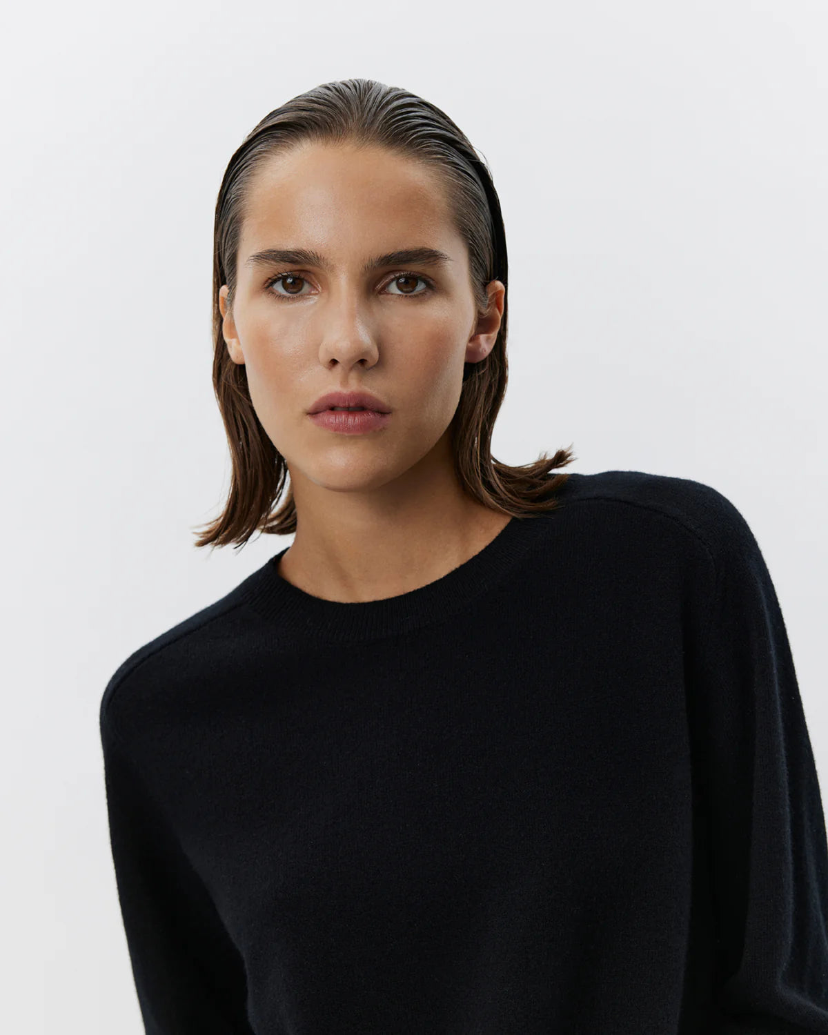 the DELIA knit, black