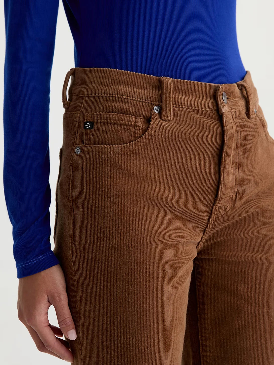 the BRINLEY corduroy pant, bronze beat