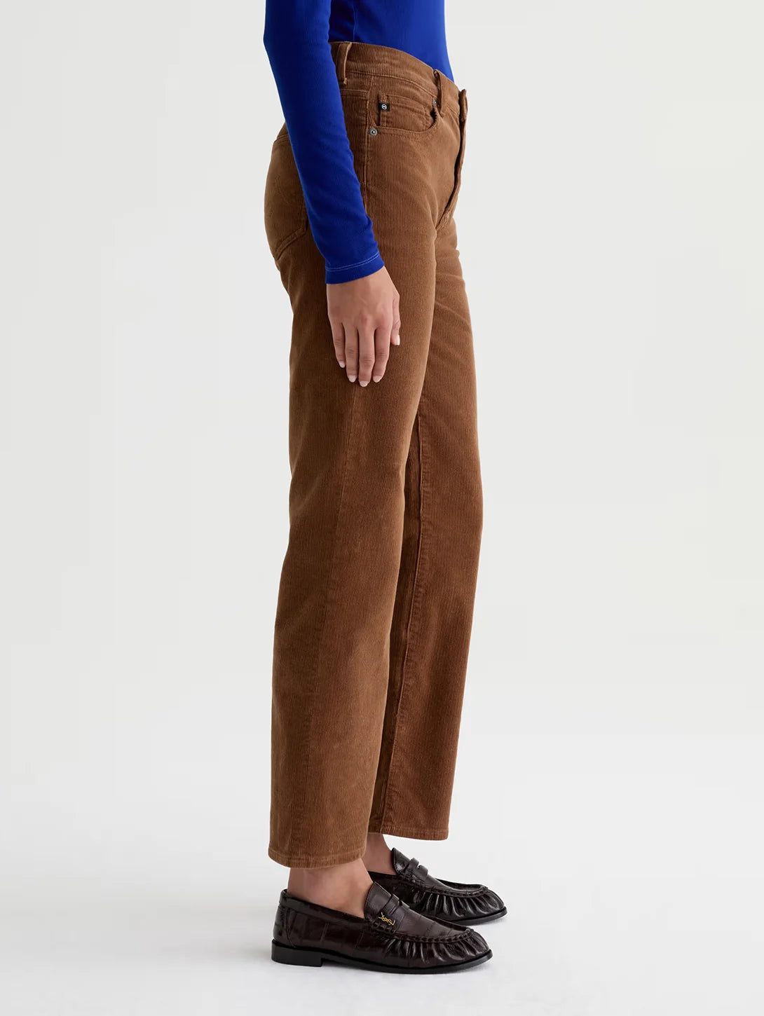 the BRINLEY corduroy pant, bronze beat