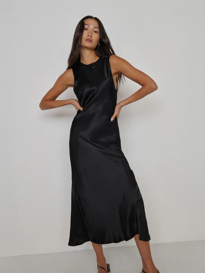 the DULCE midi dress, black