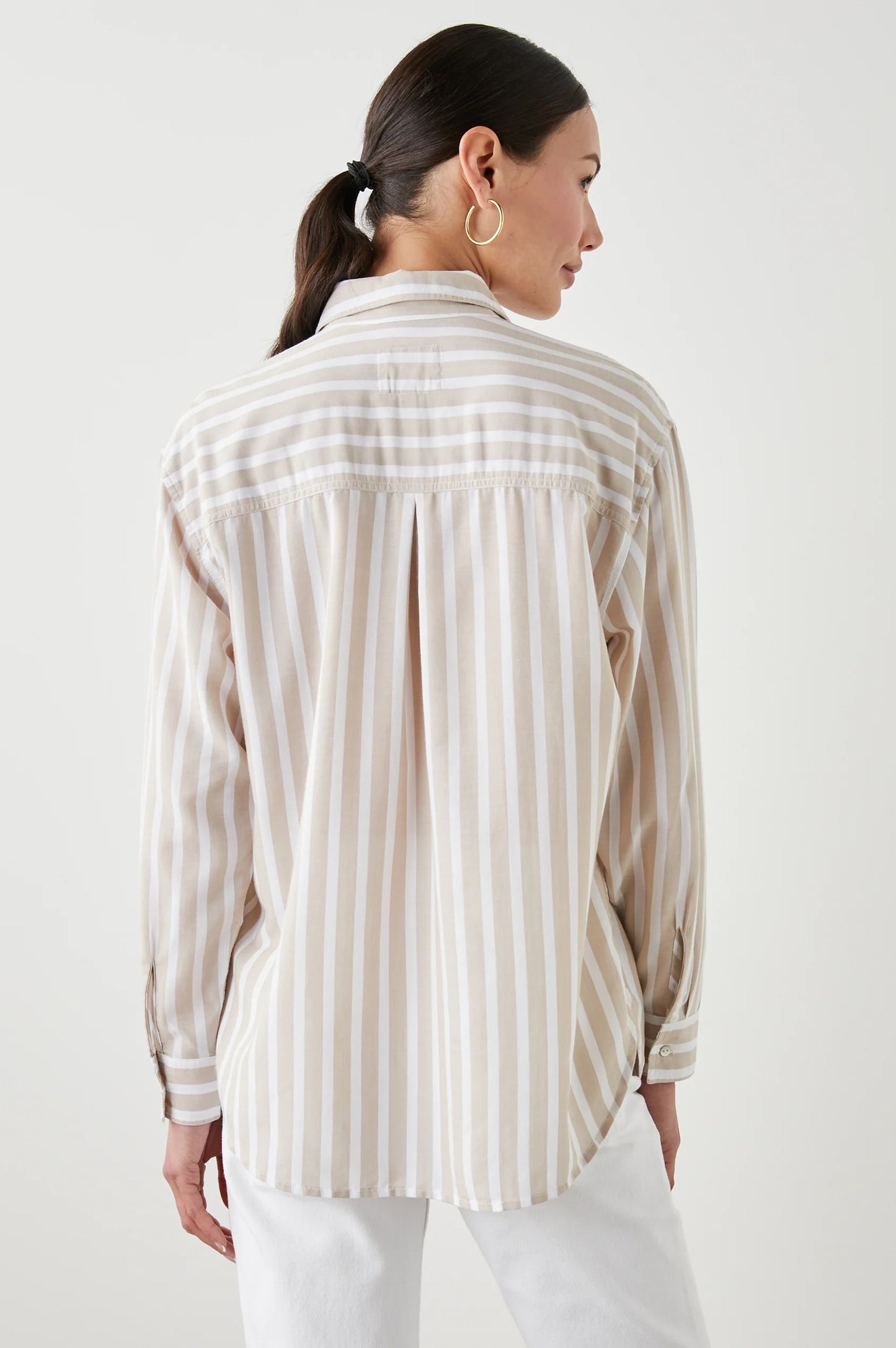 The ELLE Shirt, Natural Stripe