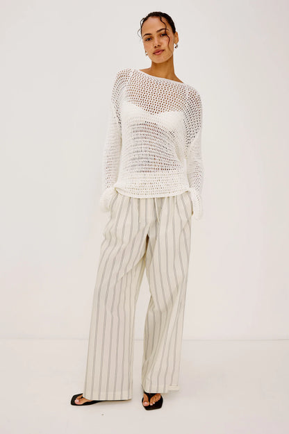 the FULHAM pant, palma stripe