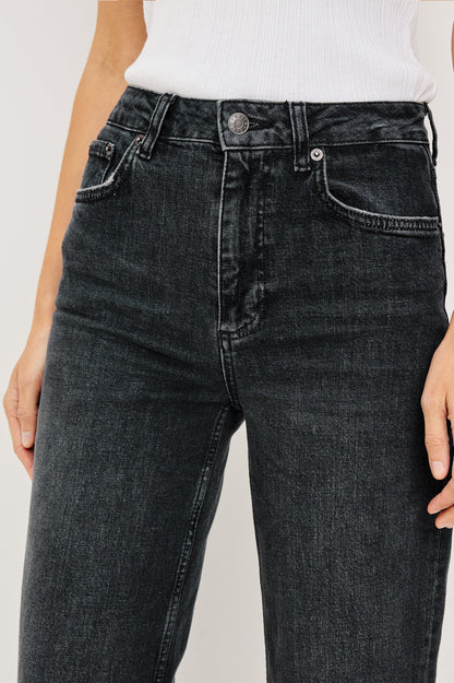 the GETTY wide leg, black pearl