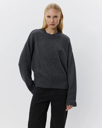 the HOPESW sweater, charcoal