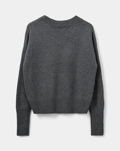 the HOPESW sweater, charcoal