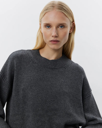 the HOPESW sweater, charcoal
