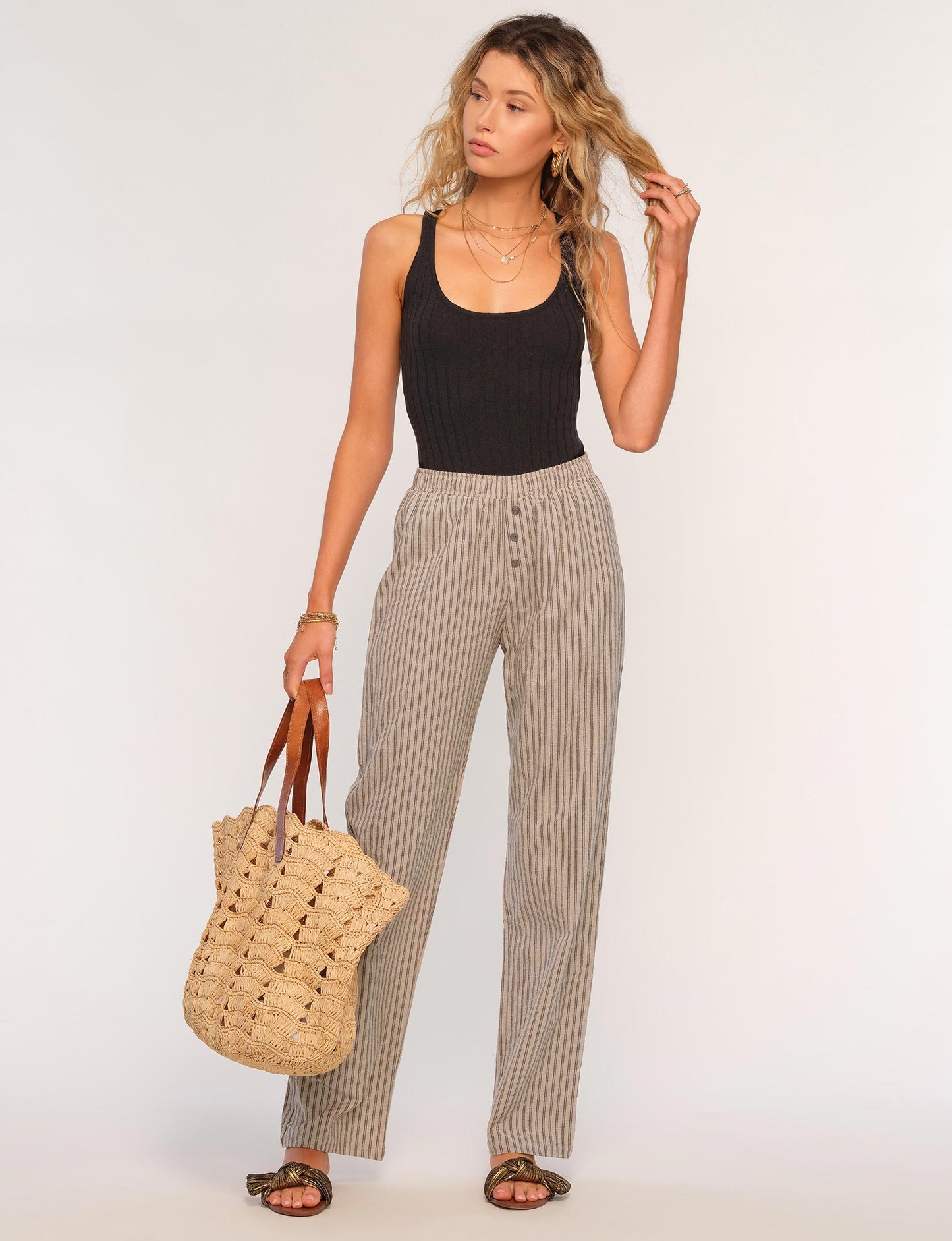 the KORE pant, stone