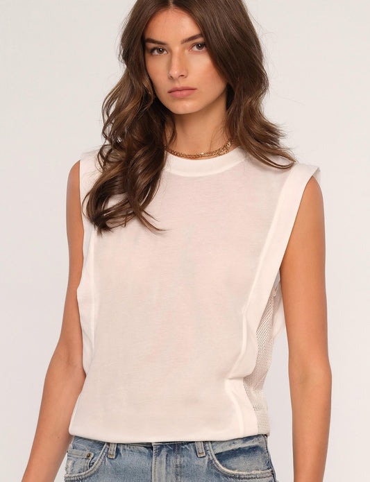 the NATALIA top, eggshell