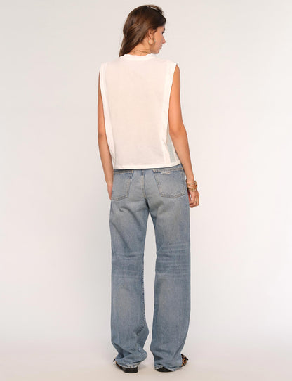 the NATALIA top, eggshell