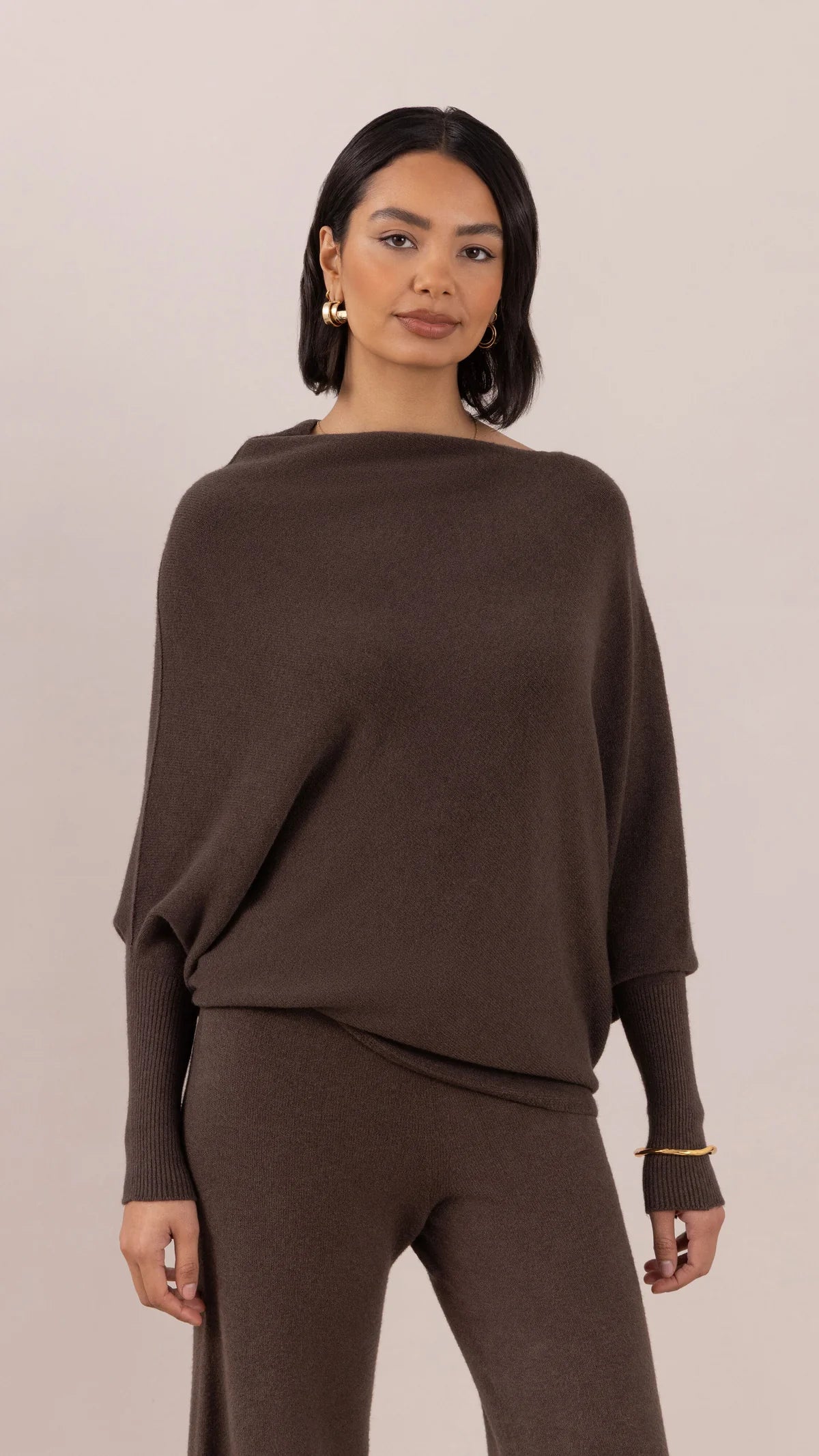 the NATALIE sweater, espresso