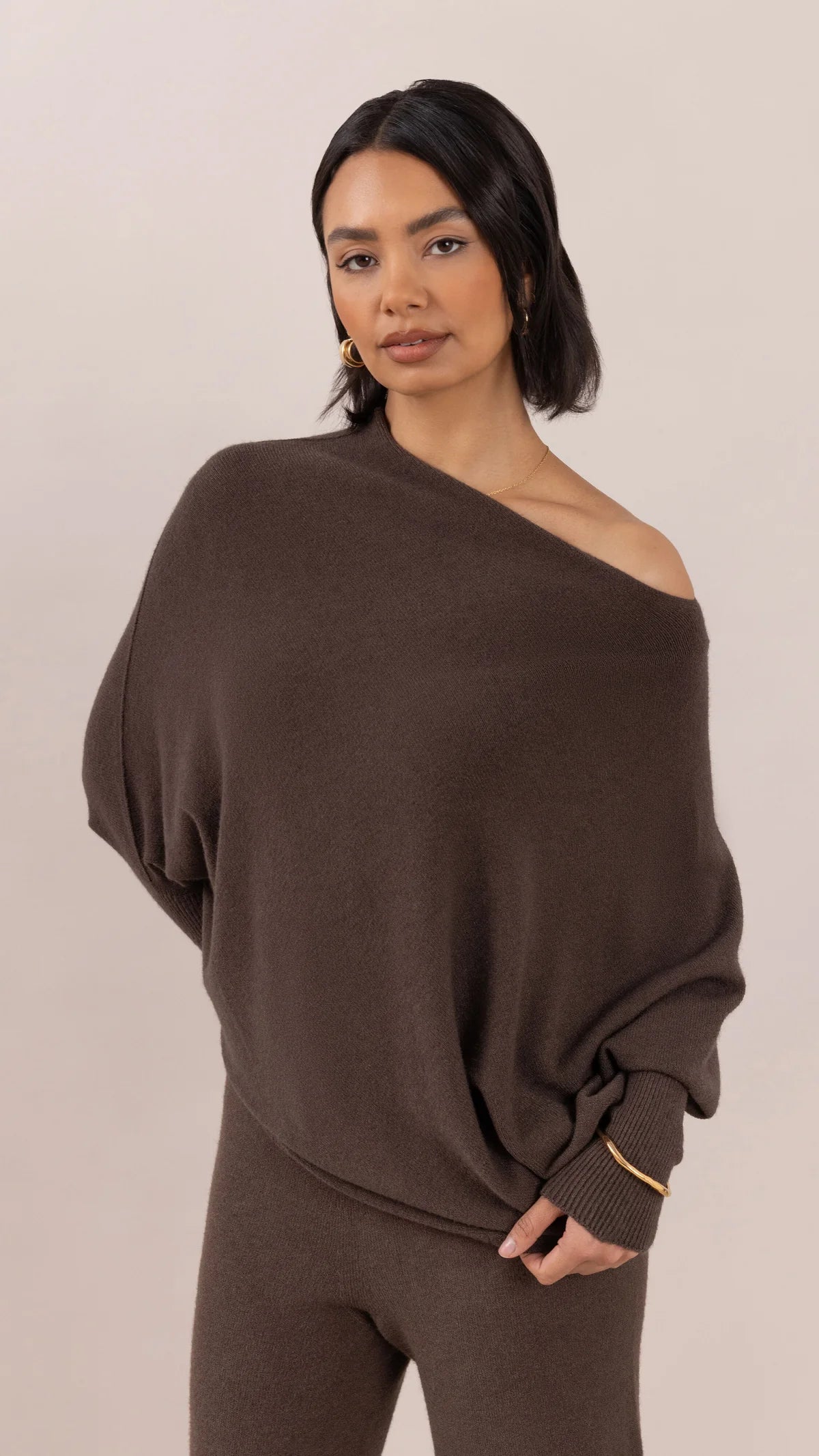 the NATALIE sweater, espresso