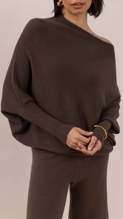 the NATALIE sweater, espresso