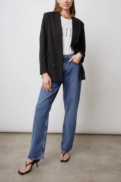 the JAC blazer, black twill
