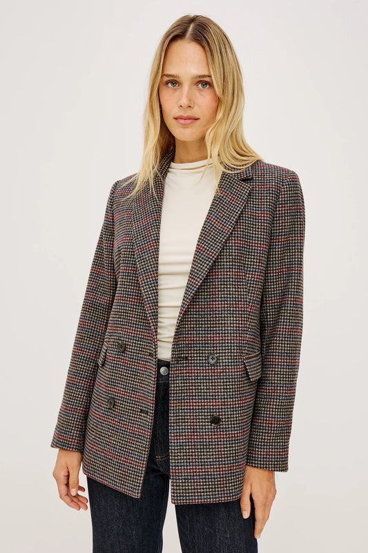 the JAC blazer, oxford plum