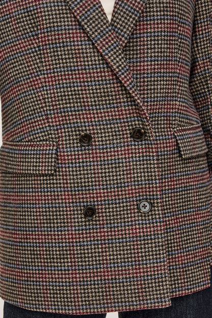 the JAC blazer, oxford plum