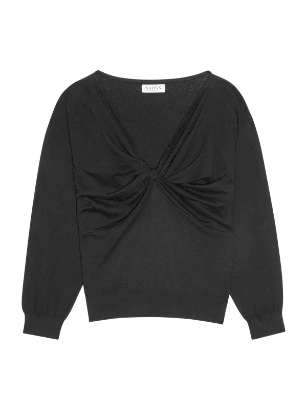 the JOLIE sweater, jet black