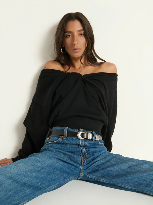 the JOLIE sweater, jet black