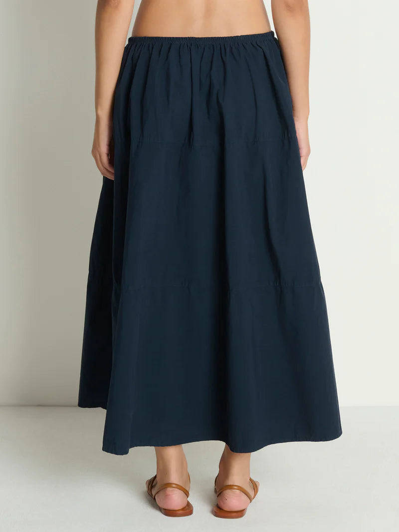 the KARIN tiered skirt, night sky
