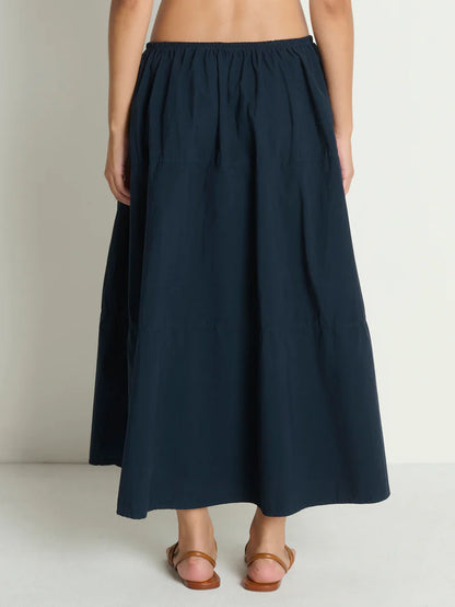 the KARIN tiered skirt, night sky