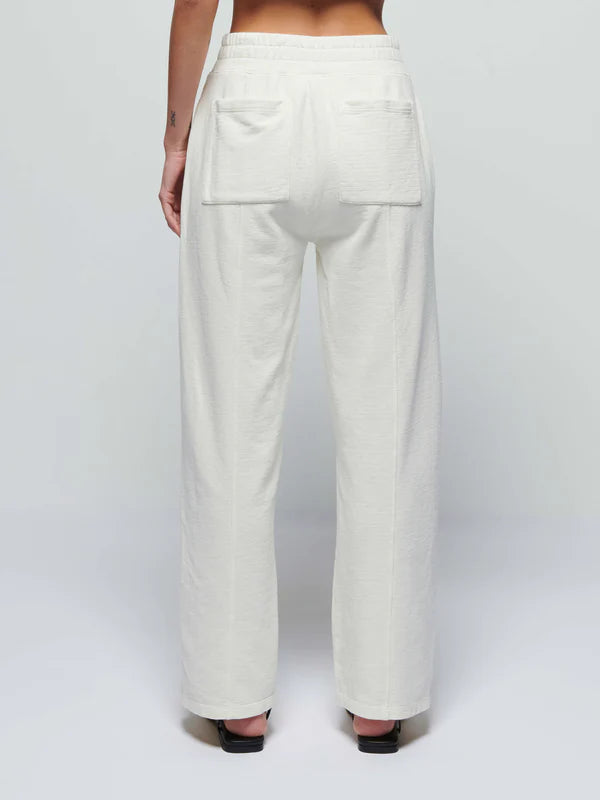 the LINCOLN knit pant, porcelein