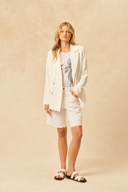 the LINCOLN blazer, vivid white