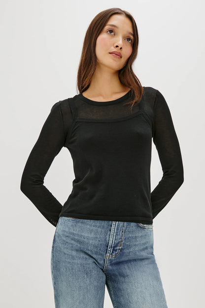 the LOVISA top, black