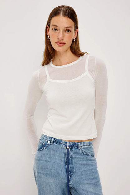 the LOVISA top, white