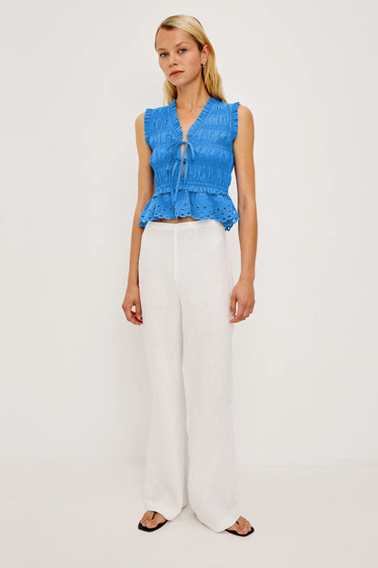 the MARTINE, harbor blue
