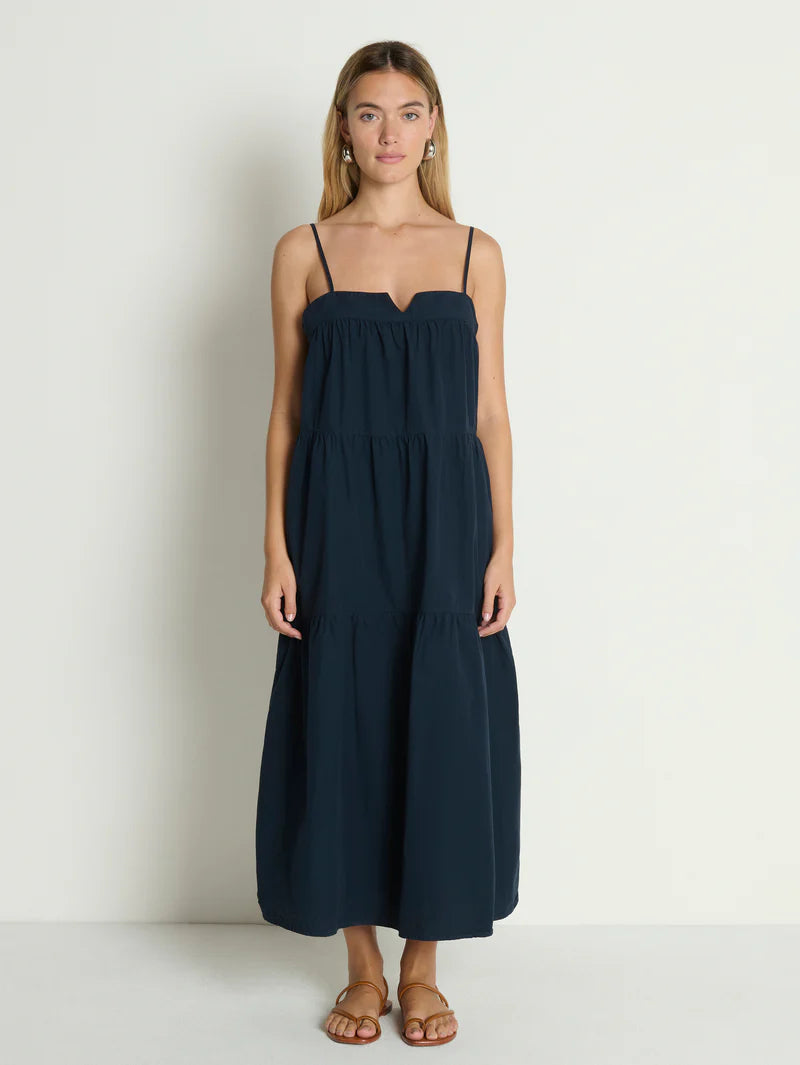 the MEADOW midi dress,night sky