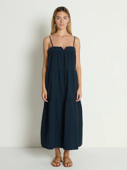 the MEADOW midi dress,night sky