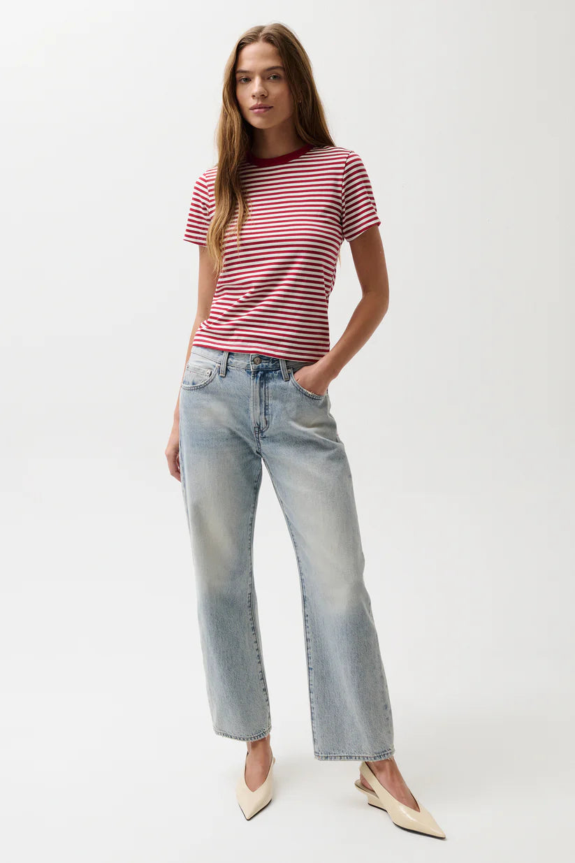 the LEXI mid rise bowed straight, bowie