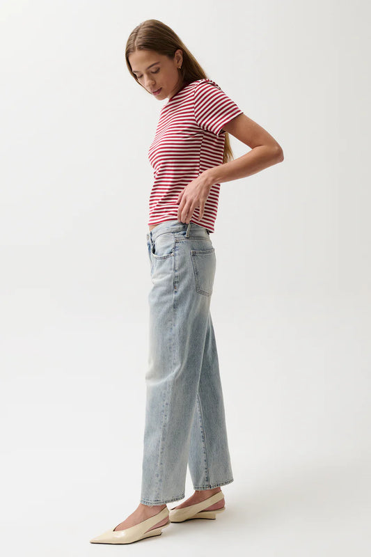 the LEXI mid rise bowed straight, bowie