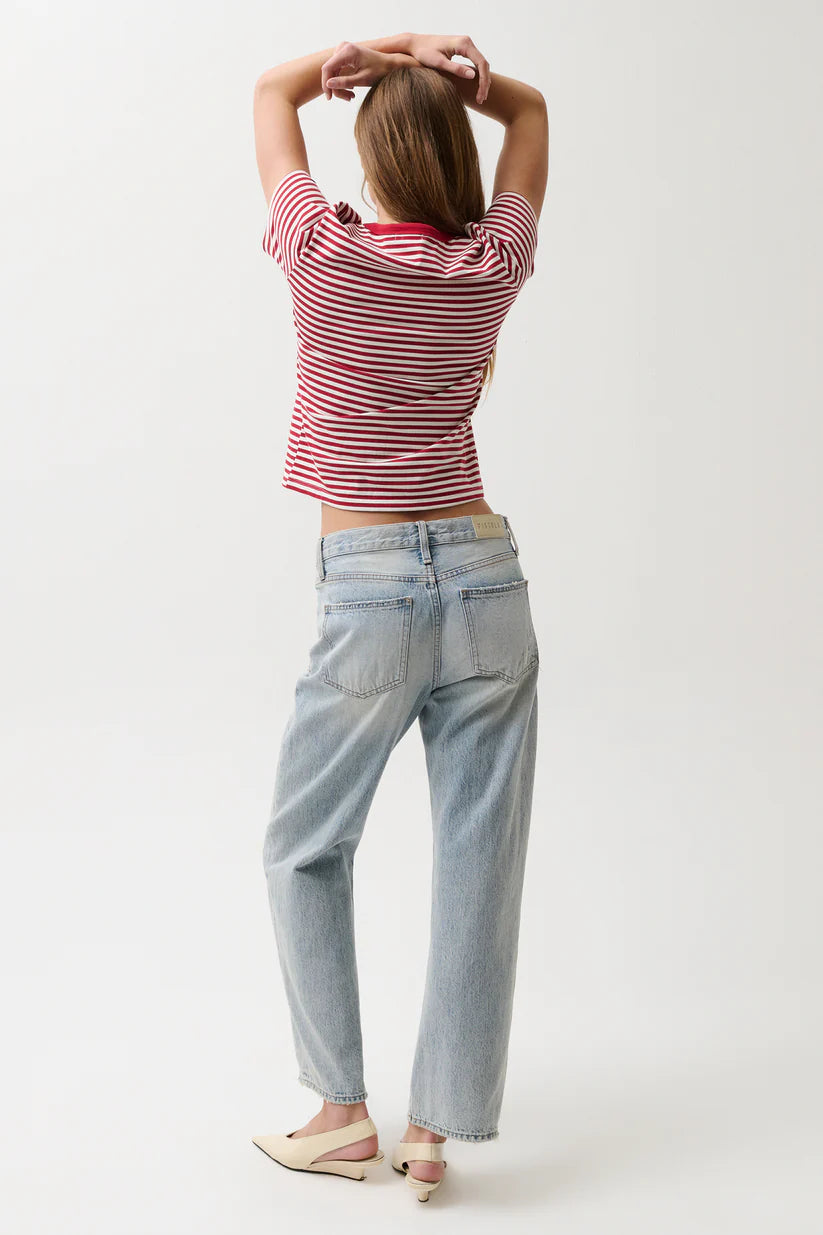 the LEXI mid rise bowed straight, bowie