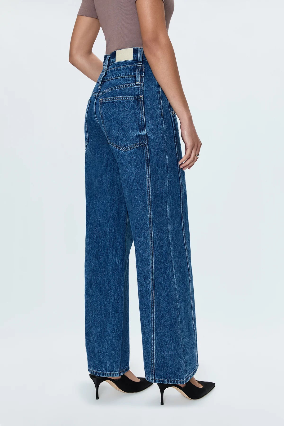 the CALEB stacked waist pant, reflection