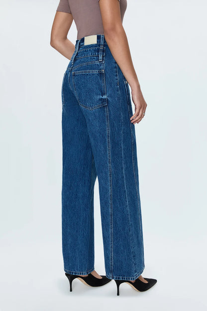 the CALEB stacked waist pant, reflection