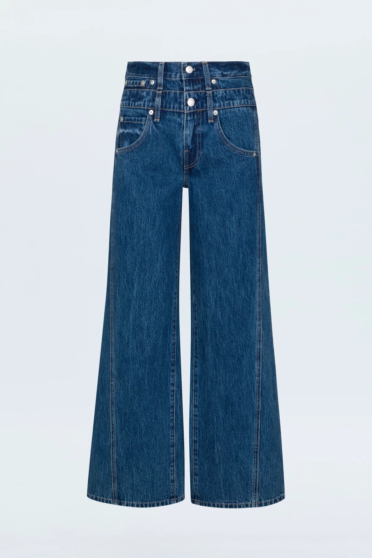 the CALEB stacked waist pant, reflection