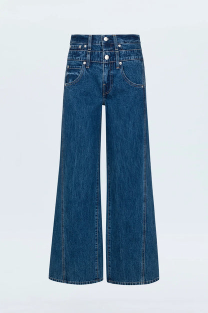the CALEB stacked waist pant, reflection