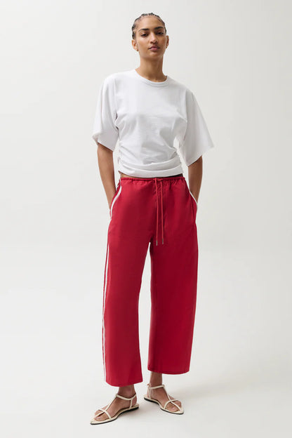 the BODIE pant, racer red