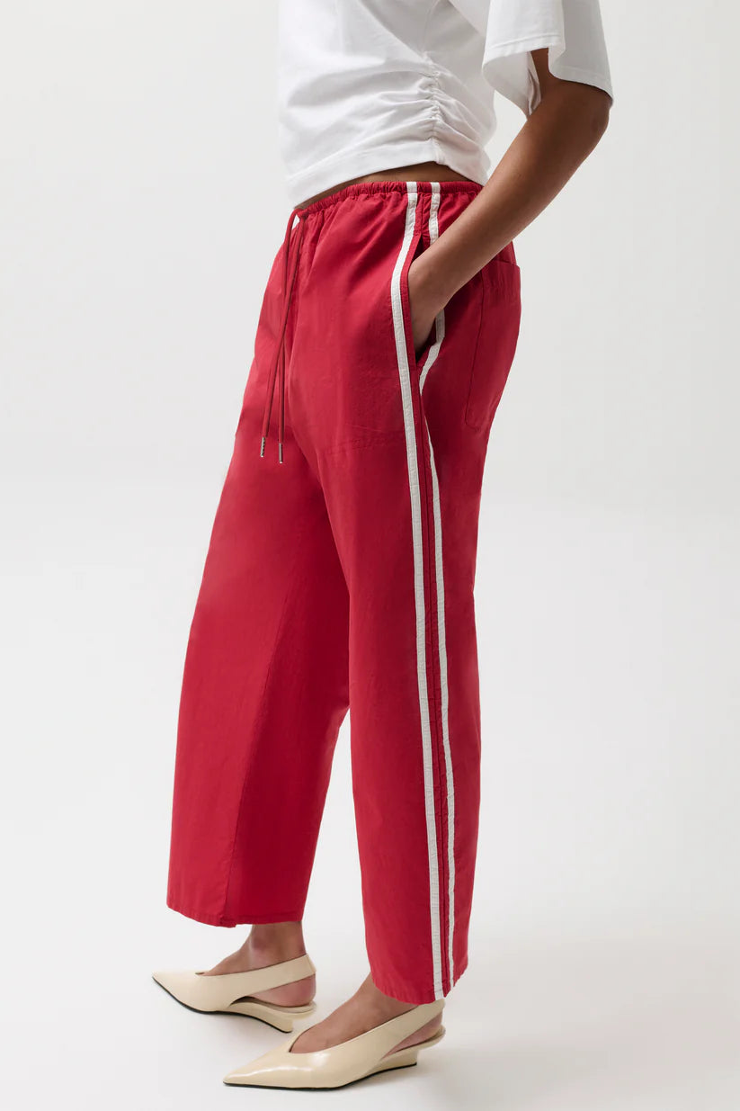 the BODIE pant, racer red