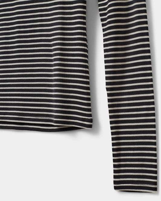 the PETRICIASW stripe long sleeve, black