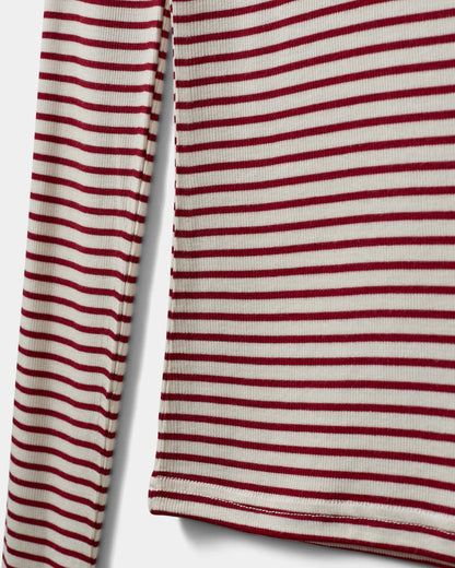 the PETRICIASW stripe long sleeve, red