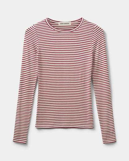 the PETRICIASW stripe long sleeve, red