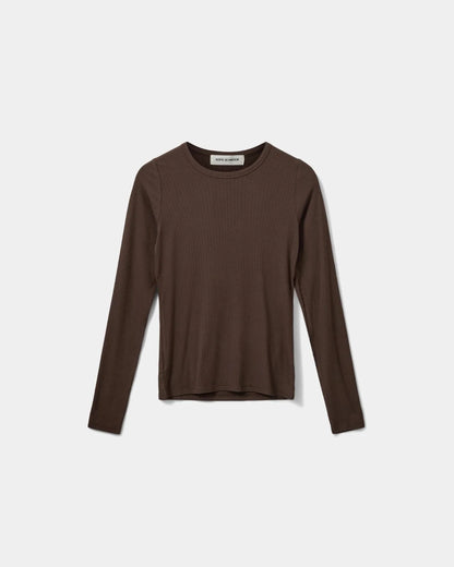 the PETRICIASW long sleeve, brown fudge