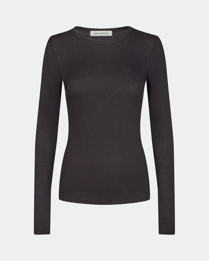 the PETRICIASW stripe long sleeve, black