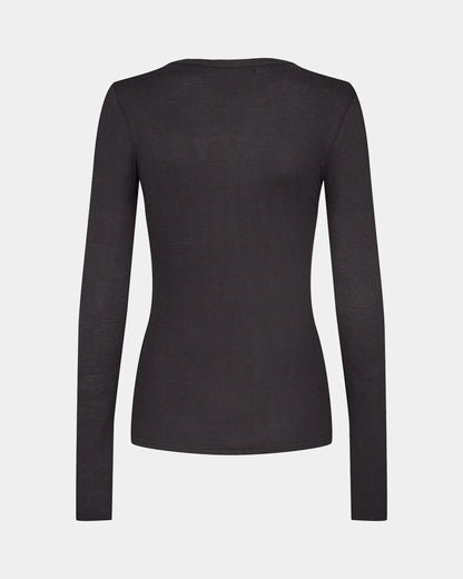 the PETRICIASW stripe long sleeve, black
