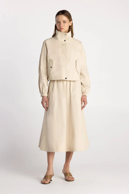 the TINDRA jacket, light khaki