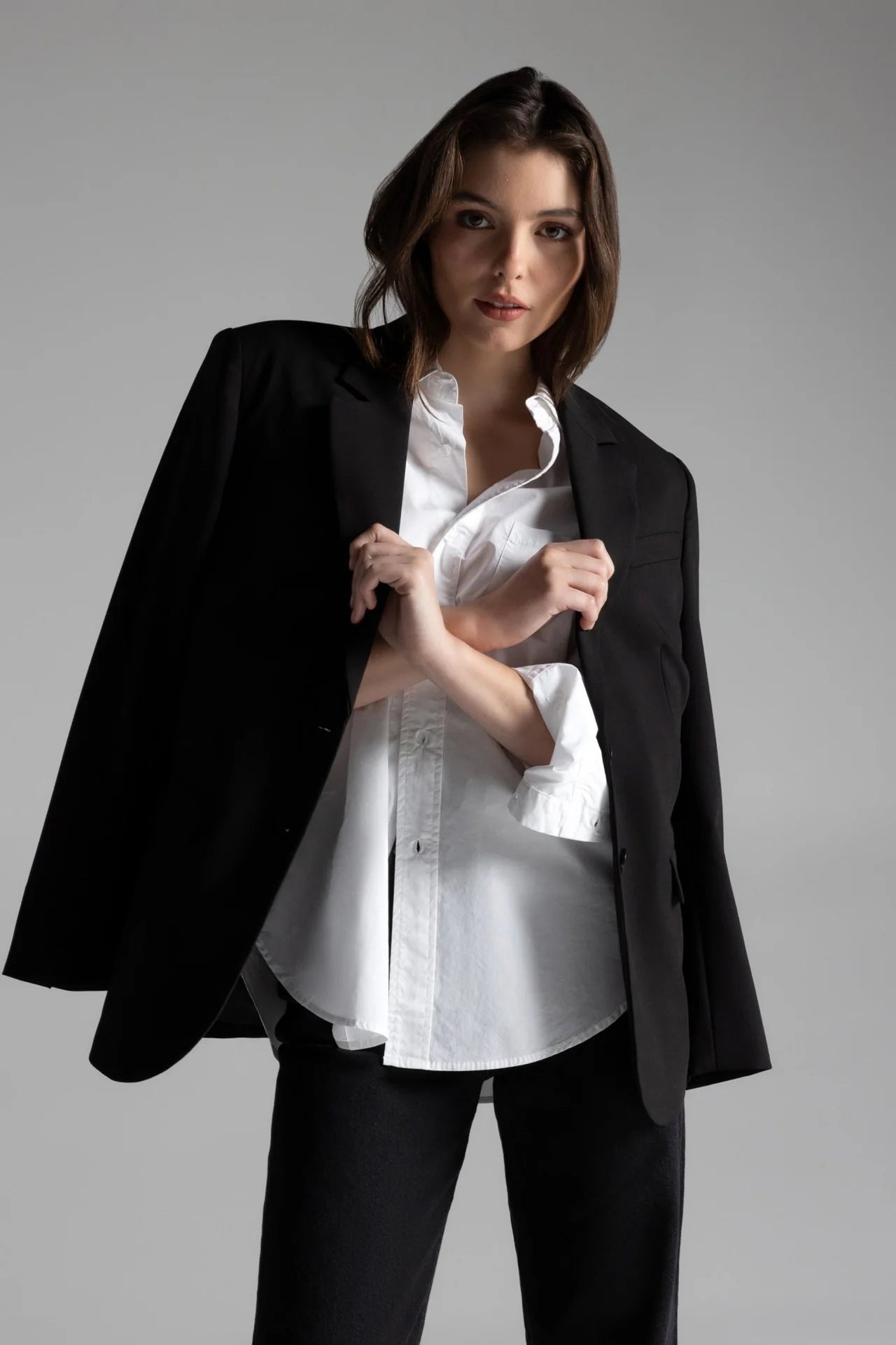 the AM to PM boyfriend shirt, white