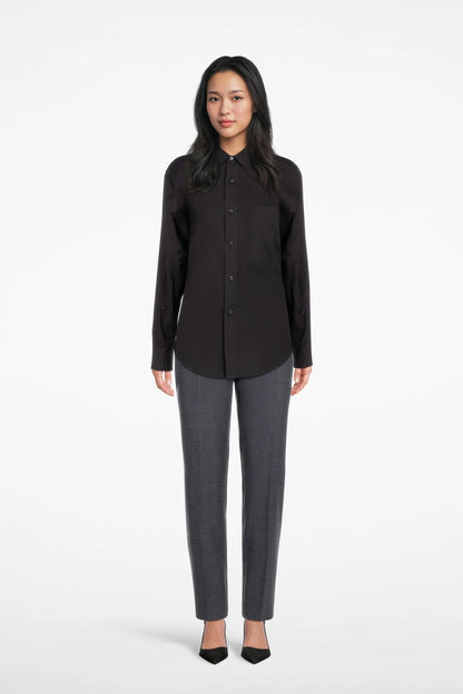the AM to PM boyfriend shirt, black