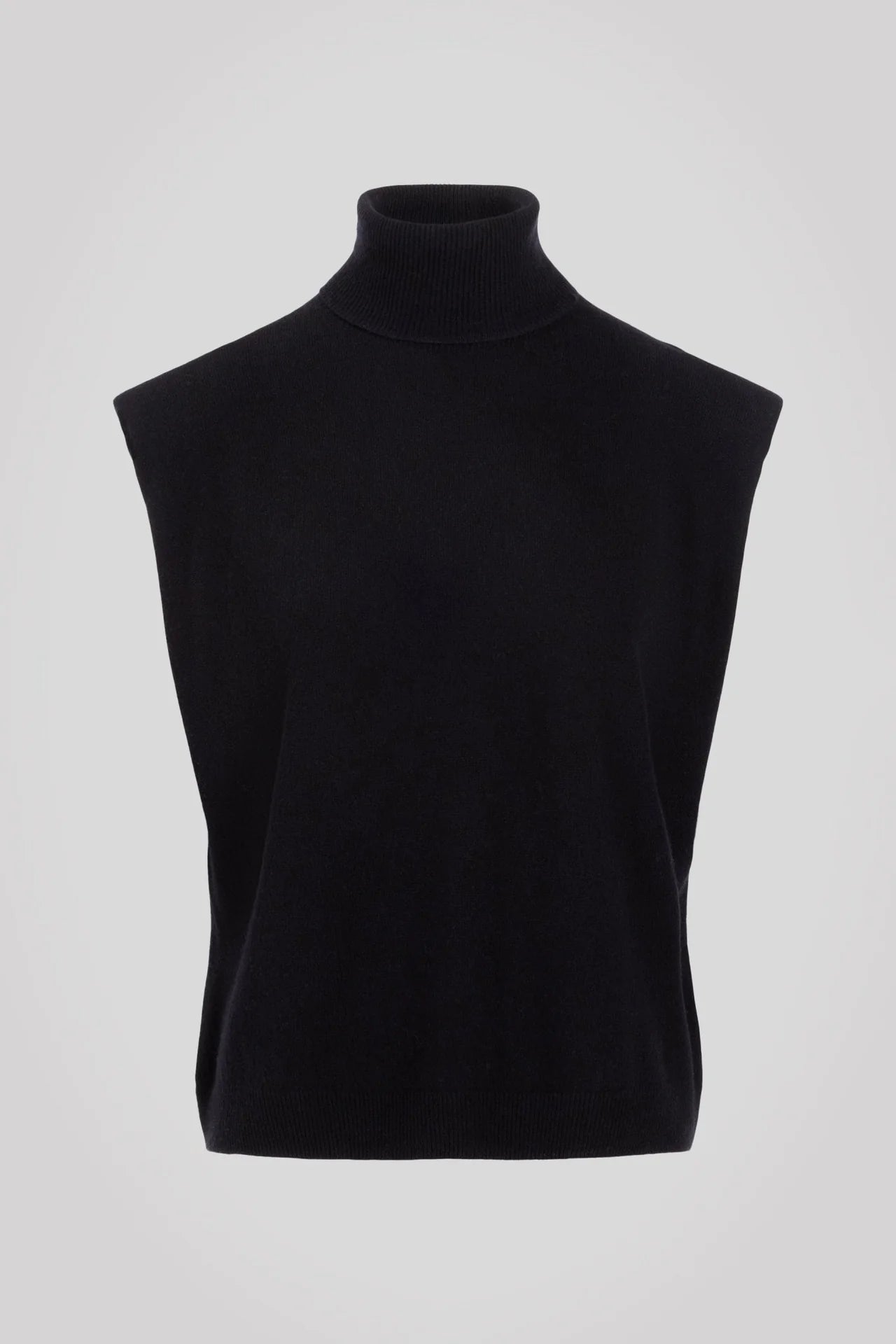 the AROLLA sleeveless knit, black mist